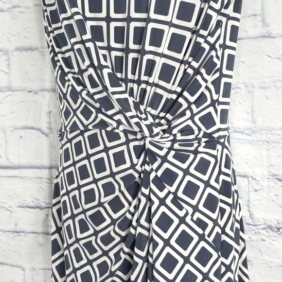 🔵BOGO FREE🔵 Lauren Ralph Lauren Dress w Twist at Waist Sz 12 - Picture 2 of 5